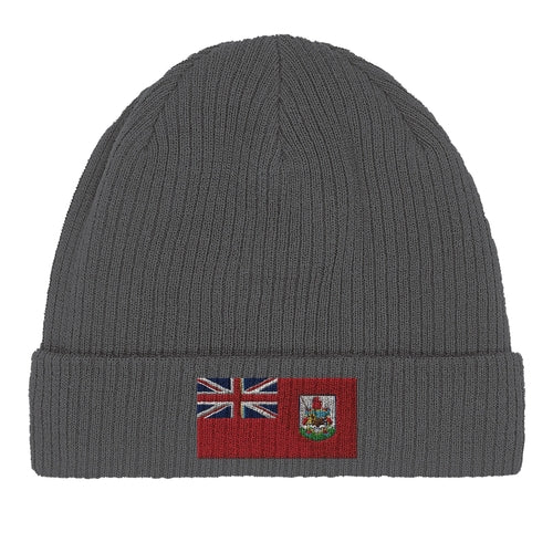 Cotton beanie with the Bermuda flag