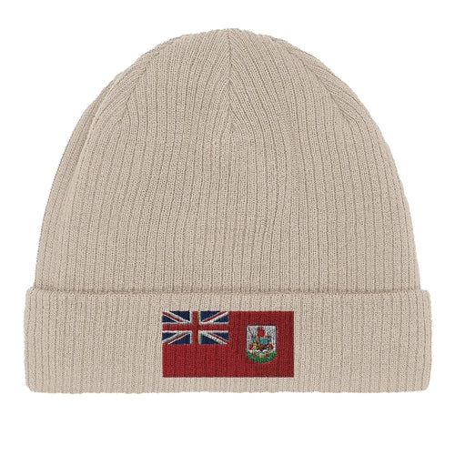 Cotton beanie with the Bermuda flag