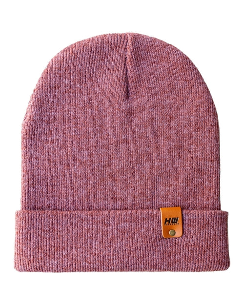 HAAKWEAR Knit Cuffed Beanie - Rusty Burgundy