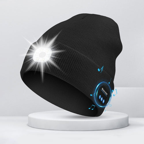 Bluetooth Music Led Beanie Hat with Light